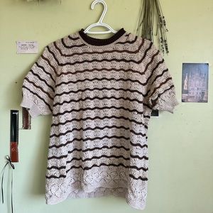 crochet knit top ☆